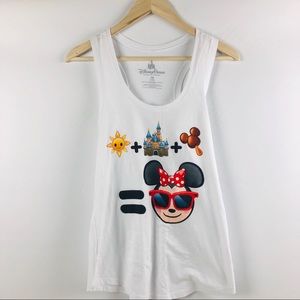 Disney parks graphic racer back tank